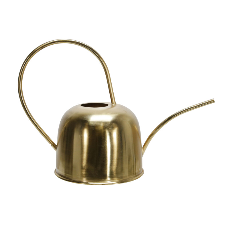 15160 Metal 11 Inch Watering Can Gold