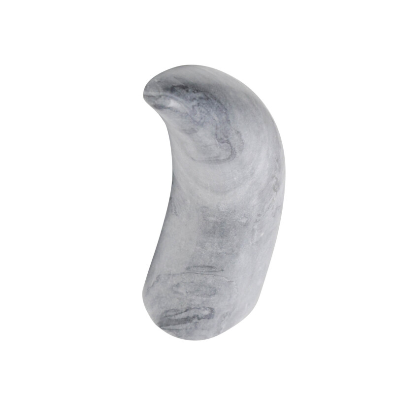 15291 02 Gray Marble 8 Inch Antler Deco Gray 3