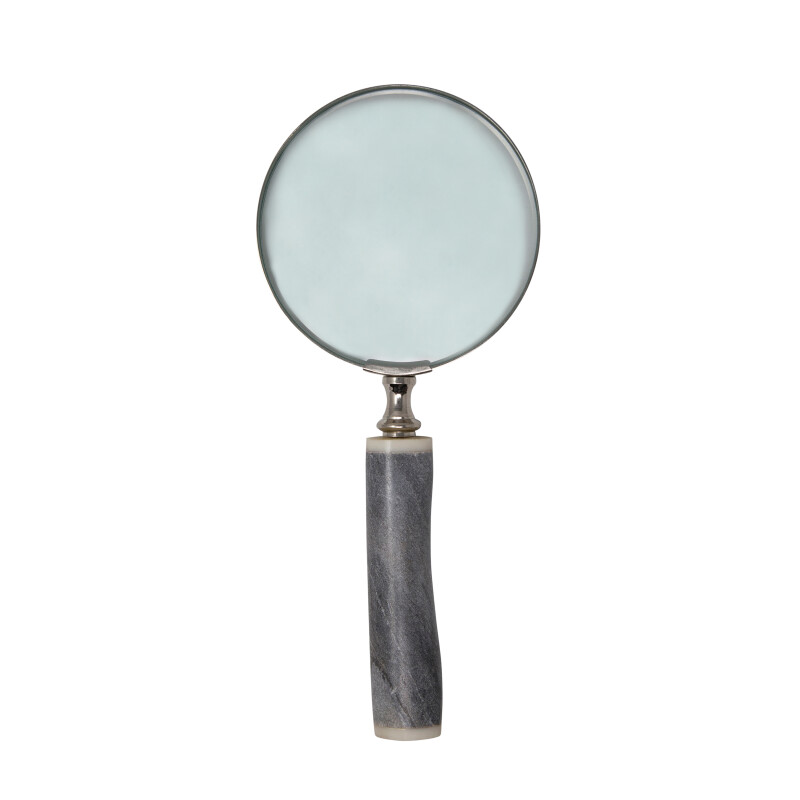 15511 4 Inch Magnifying Glass In Resin Handle Gray