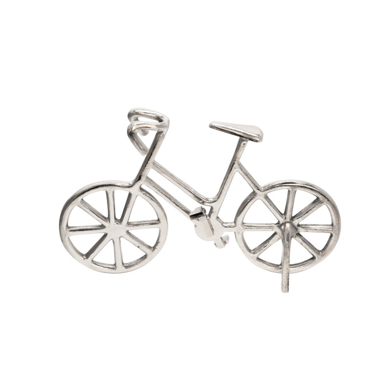 15585 01 Silver 9 Inch Metal Bicycle Silver 3