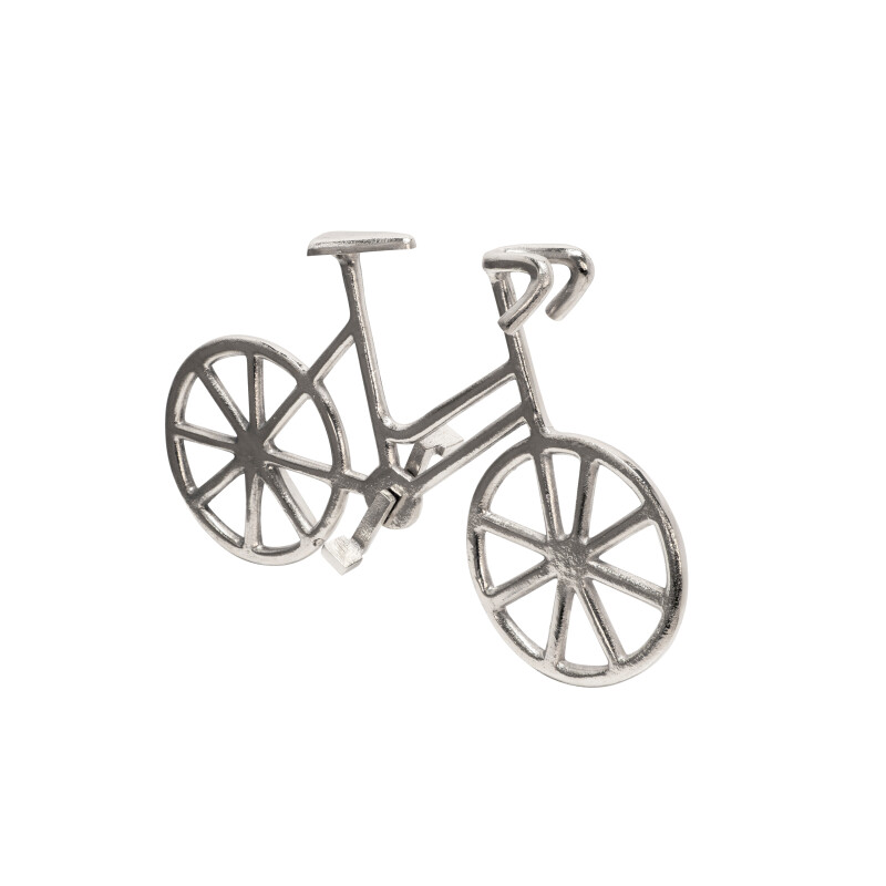 9 Inch Metal Bicycle Silver