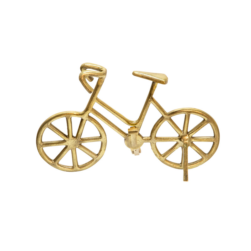 15585 02 Silver 9 Inch Metal Bicycle Gold 3
