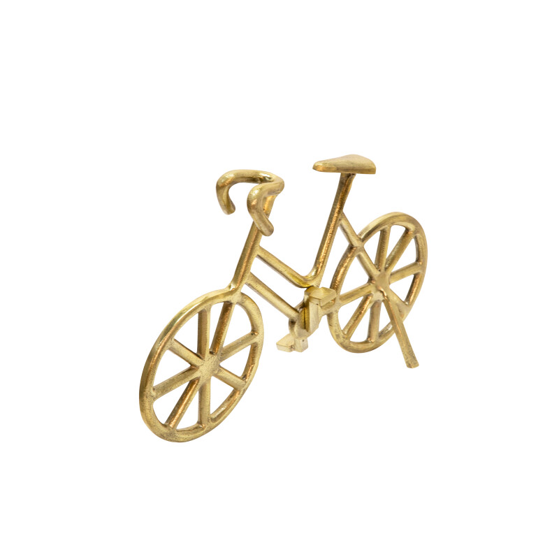 15585 02 Silver 9 Inch Metal Bicycle Gold 4