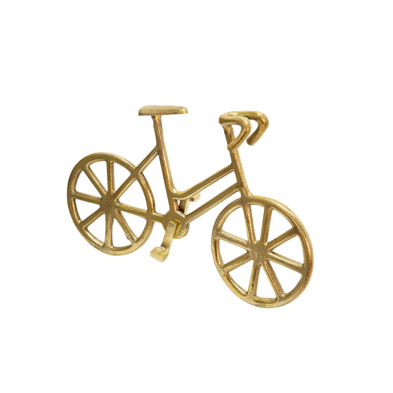 15585-02 9 Inch Metal Bicycle Gold