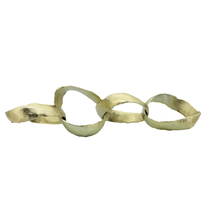 15658-01 24 Inch Metal Ring Chains Gold