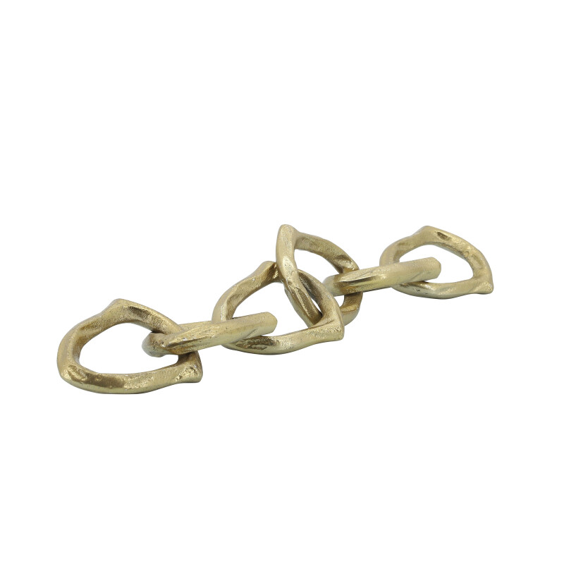 16157 01 Gold Metal 18 Inch Chain Links Gold 2
