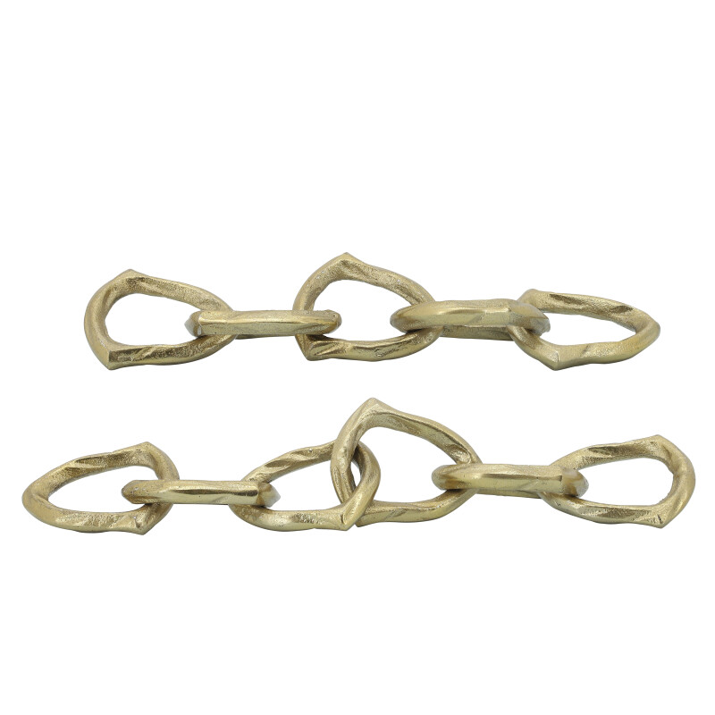 16157 01 Gold Metal 18 Inch Chain Links Gold 4