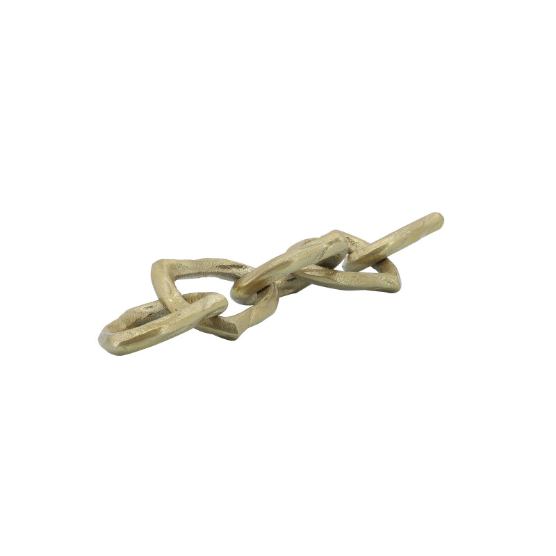 16157-02 Metal 15 Inch Chain Links Gold