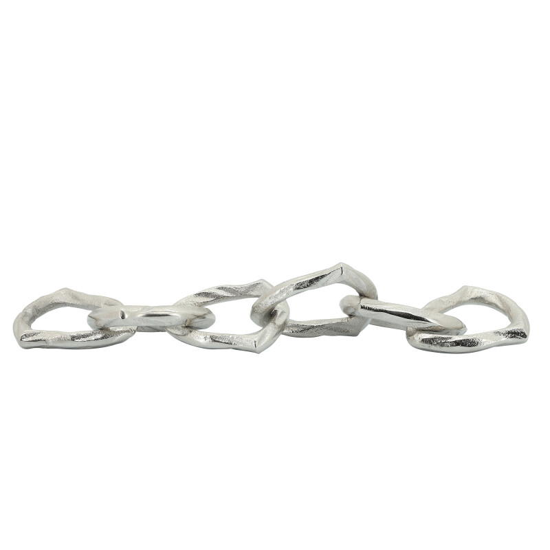 16157-03 Metal 18 Inch Chain Links Silver