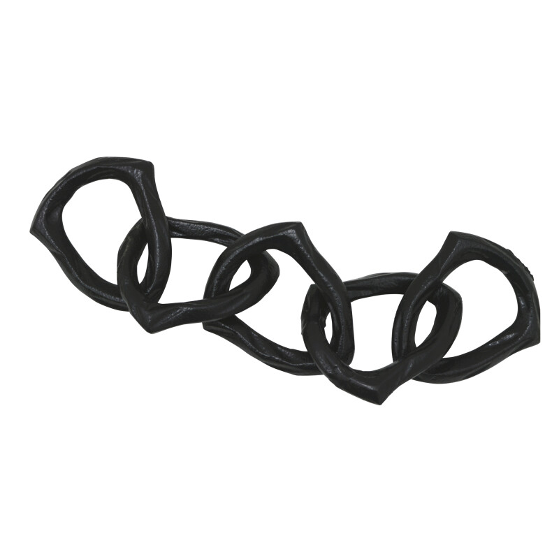 16157-06 Metal 15 Inch Chain Links Black