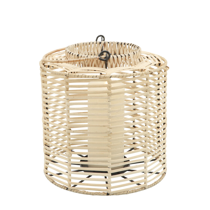 16471 Brown Nat Rattan S 2 10 13 Inch Hurricane Candle Holder 3