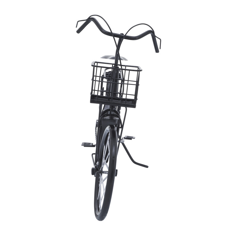 16608 Black Black Metal 11x7 Bike W Basket 4