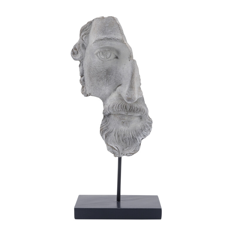 16893-02 Fray Resin 16 Inch Face On Stand