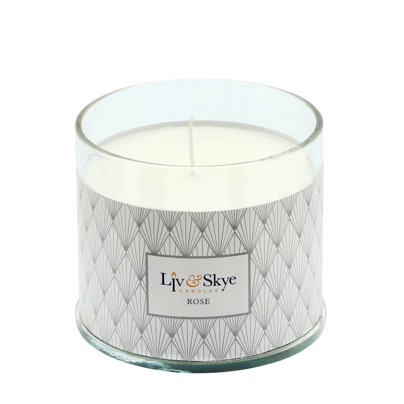 80060 01 Silver Crystal 5 Inch Soy Candle Lotus Box Silver 3