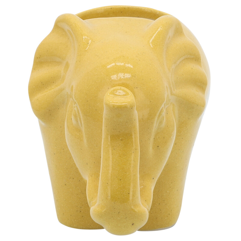 80065 01 Yellow 7 Inch Elephant Scented Candle Yellow 10oz 3