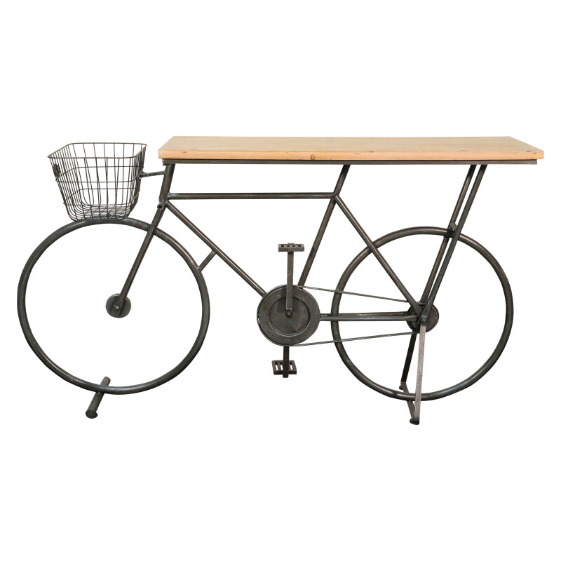 Bicycle Console Table Charcoal