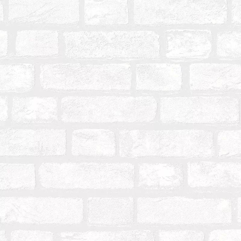 PP10400 NextWall Vintage Brick Paintable Peel and Stick Off-White