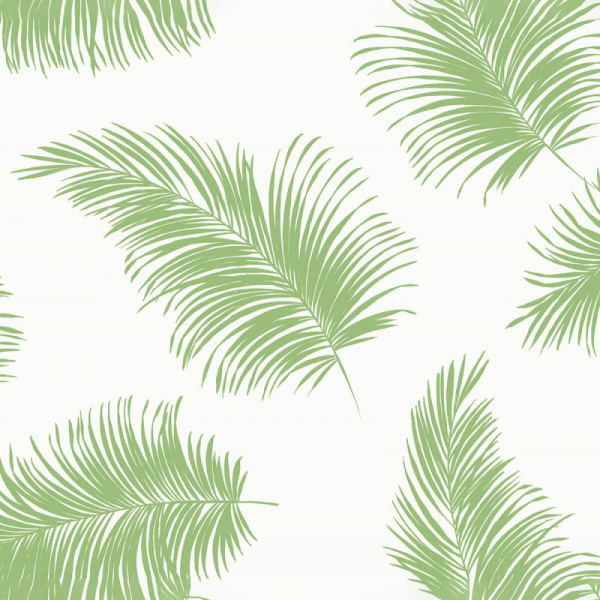 LN20304 Lillian August Luxe Haven Botanical Peel & Stick Wallpaper, Summer Fern Green