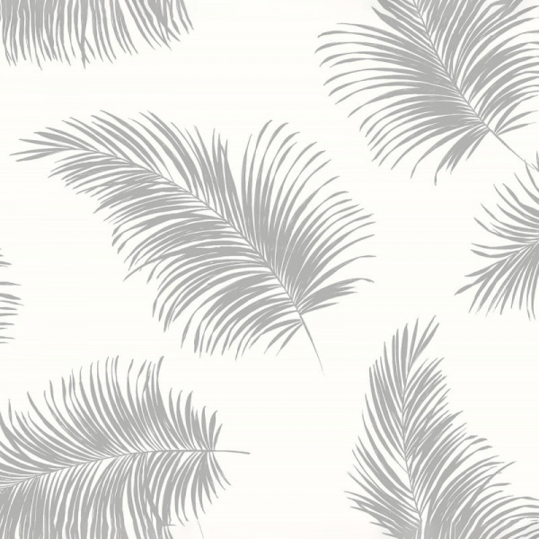 LN20305 Lillian August Luxe Haven Botanical Peel & Stick Wallpaper, Alloy Grey