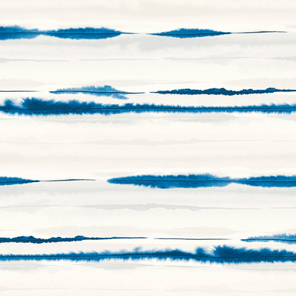 LN20602 Lillian August Luxe Haven Stripes Peel & Stick Wallpaper, Blue Oasis