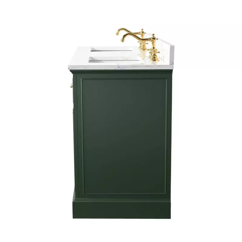 Thompson 60eg D Thompson 60 Double Bathroom Vanity With Engineered Stone Top In Evergreen 14