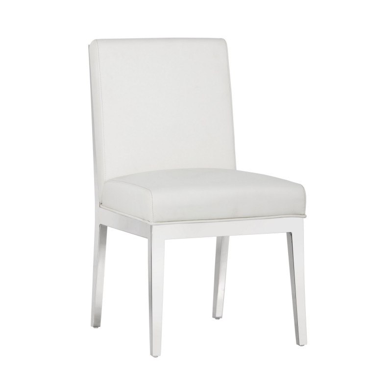 102093 Sofia Dining Chair White - Set of 2