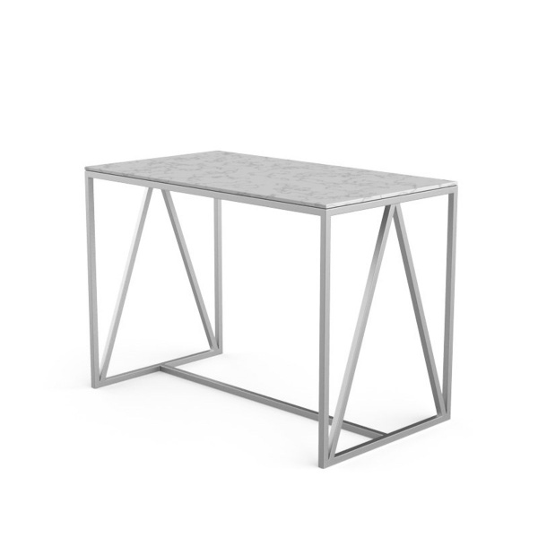 103772 Abel Counter Table Ss White Marble 2