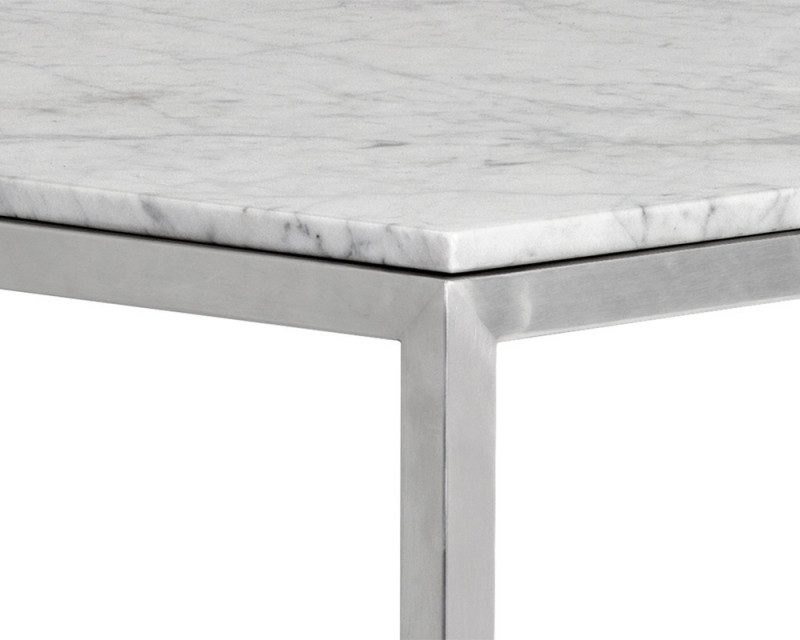 103772 Abel Counter Table Ss White Marble 6