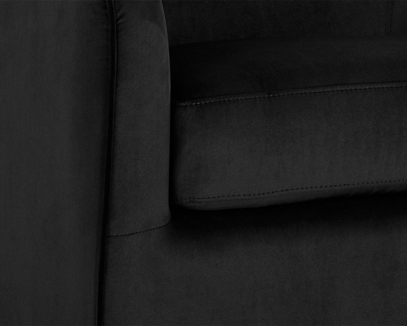 104003 Hazel Swivel Chair Black Sky Fabric 6