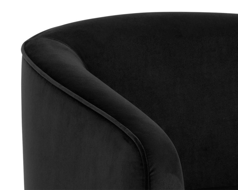 104003 Hazel Swivel Chair Black Sky Fabric 7