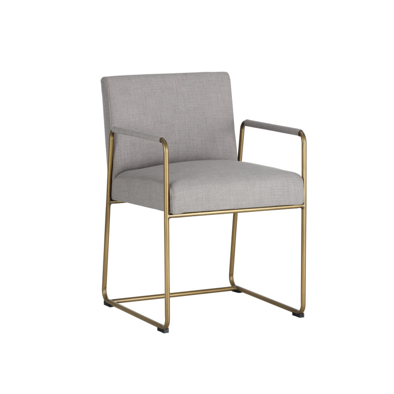104339 Balford Dining Armchair - Arena Cement