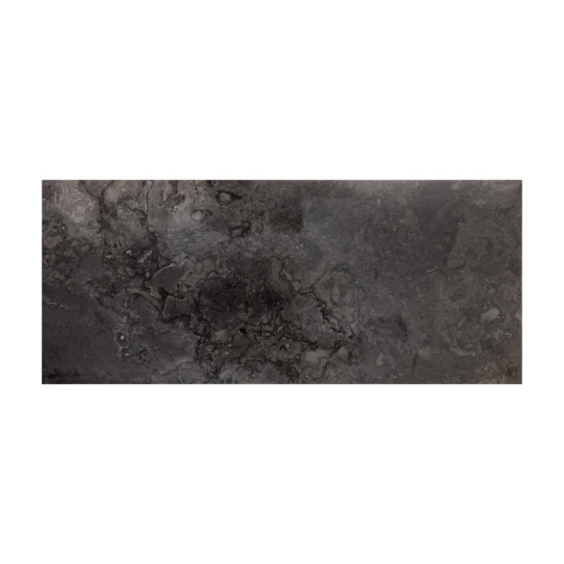 104634 Stamos Desk Black Light Grey Marble Charcoal Grey 2
