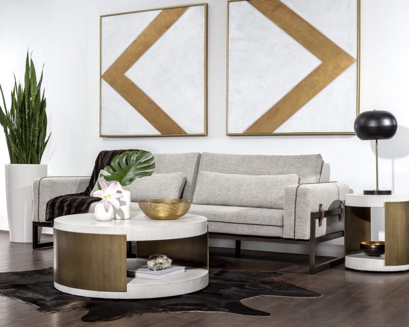 106450 Cavette Coffee Table Grey Gold 10