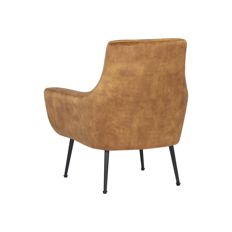 107756 Aletta Lounge Chair Nono Tapernade Gold 3