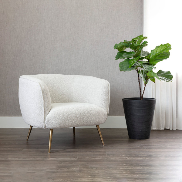 107961 Amara Lounge Chair - Copenhagen White