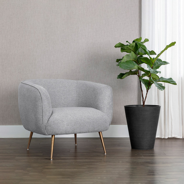 107963 Amara Lounge Chair - Soho Grey
