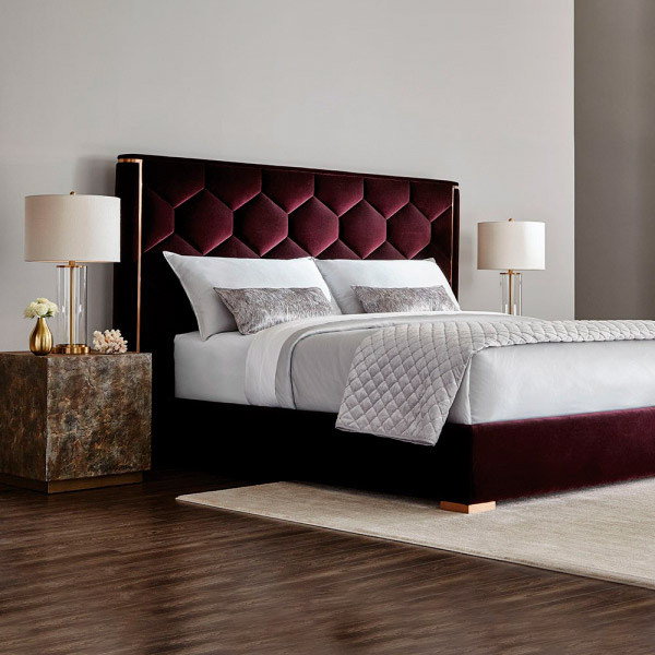 103106 Viola Bed - King - Giotto Cabernet