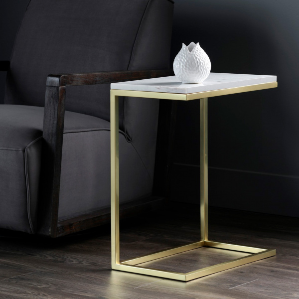 104804 Amell End Table - White