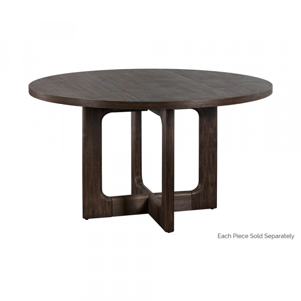 Sunpan 106858 Cypher Dining Table Base Wood Dark Brown 02