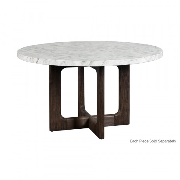 Sunpan 106858 Cypher Dining Table Base Wood Dark Brown 03