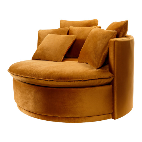 DAC-001 Drancy Lounge Chair Medium Brown
