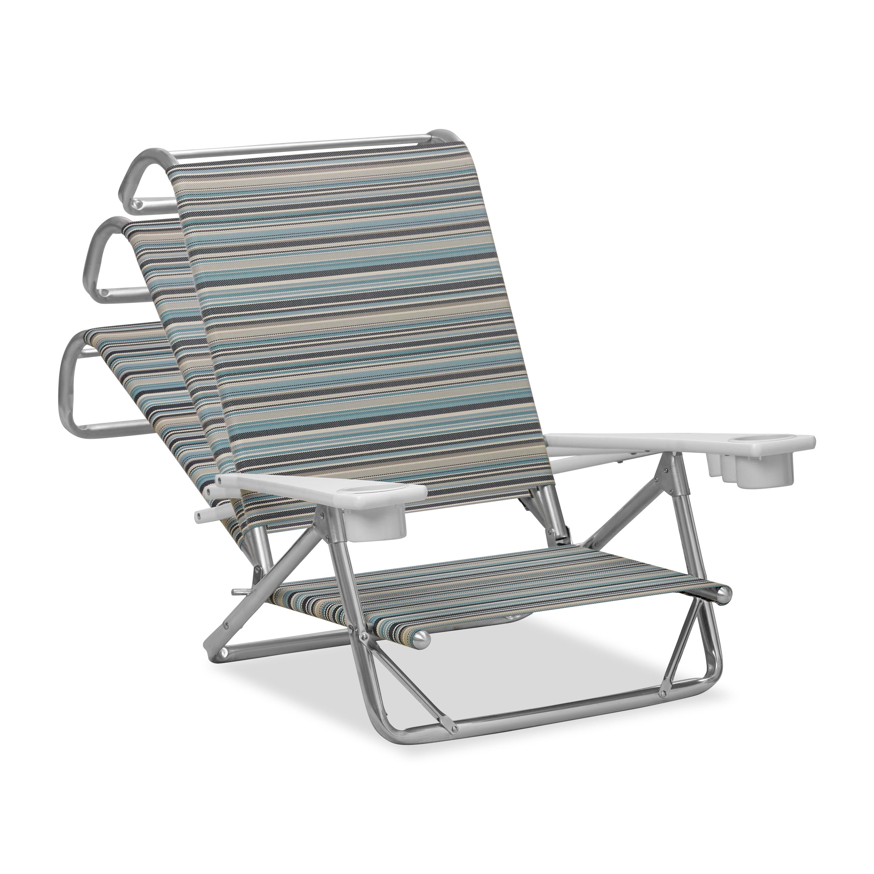 Telescope Casual Original Mini-Sun Chaise Folding Beach Arm Chair with Telescope Casual Original Mini Sun Chaise Folding Beach Arm Chair