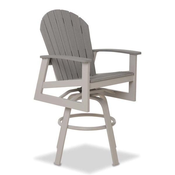 1N9W Newport Adirondack Bar Height Swivel Arm Chair