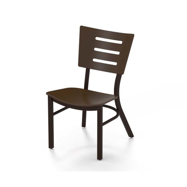 89LW Avant Marine Grade Polymer/Aluminum Stacking Dining Chair