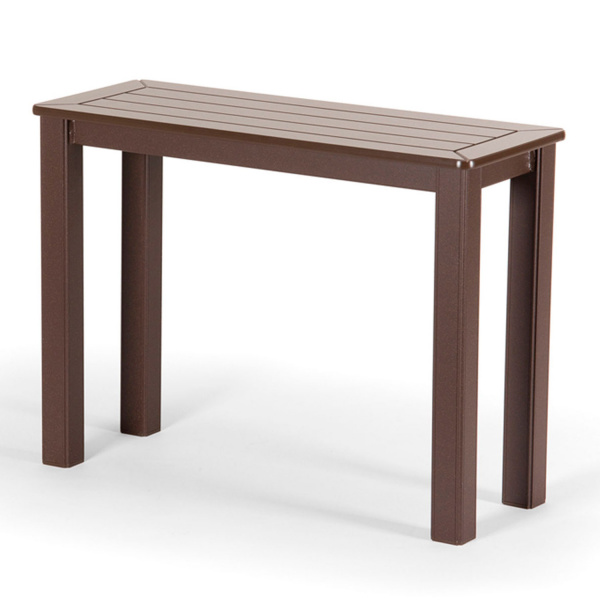 Marine Grade Polymer Top Table 10" X 27" Marine Grade Polymer Chaise Table