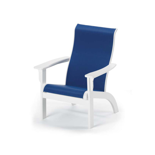 9A76 Adirondack Marine Grade Polymer Sling Arm Chair