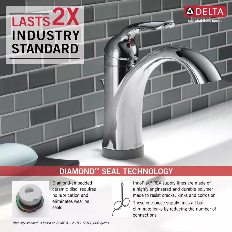 538t Dst Lahara Single Handle Bathroom Faucet With Touch2o.xt Technology 5