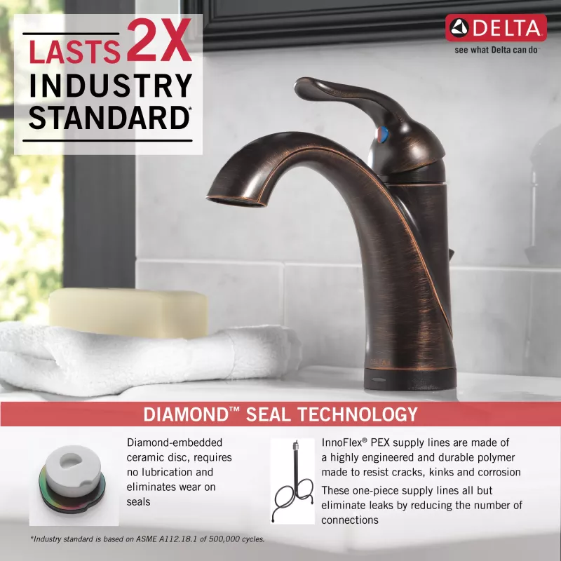 538t Rb Dst Lahara Single Handle Bathroom Faucet With Touch2o.xt Technology 8