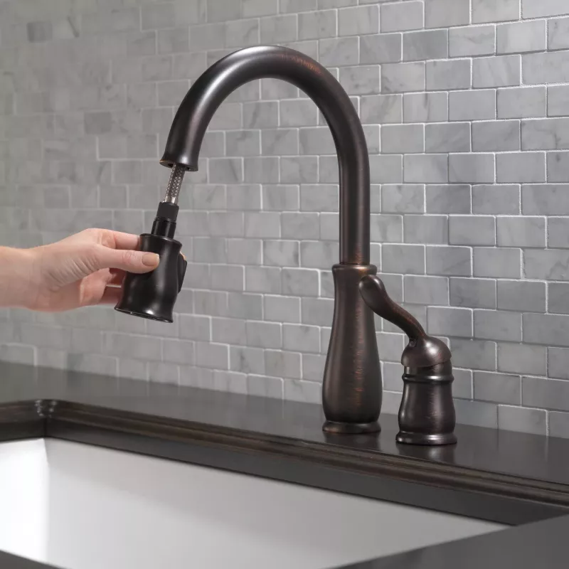 978 Rb Dst Leland Single Handle Pull Down Kitchen Faucet 6