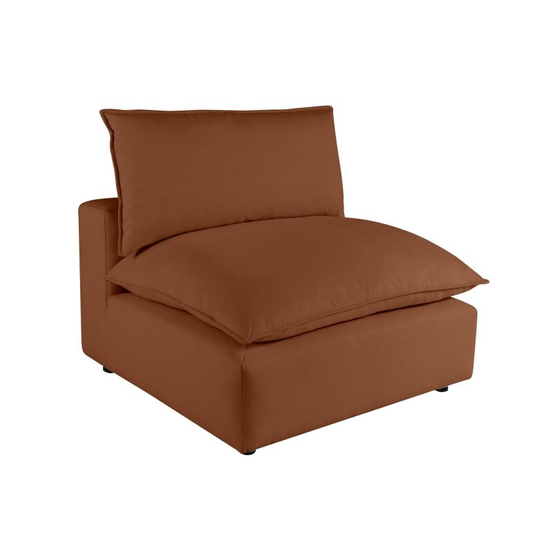 REN-L0098-AC Cali Rust Armless Chair